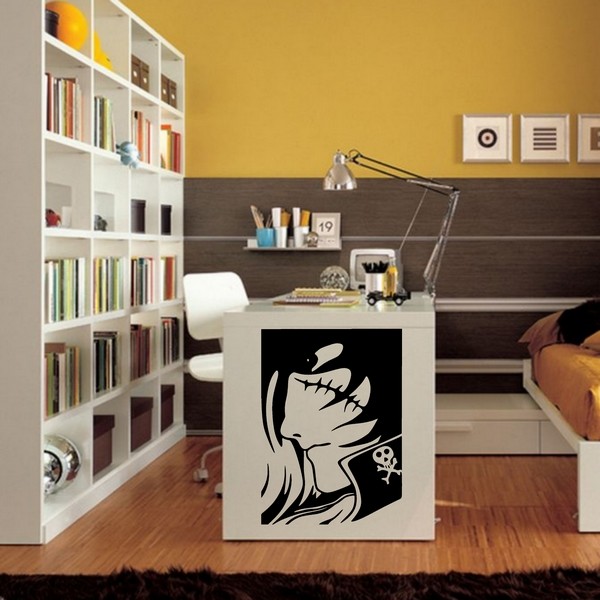 Exemple de stickers muraux: Albator